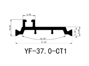 37mm Thermal Struts Polyamide Insulation Profiles