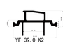 39mm Hollow Chamber Thermal Barrier Strips for Aluminium