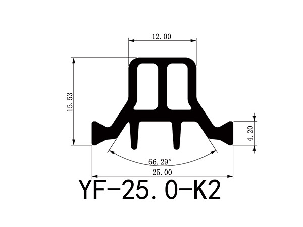 25mm Shaped Heat Insulation Strips