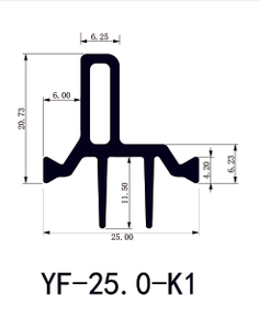 Robust 25.0mm K1 Polyamide Thermal Insulation Strips for Aluminum Profiles