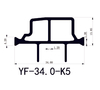 Eco-Friendly 34.0mm K5 Insulating Strips for Aluminum Door and Window Systems