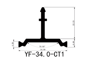 Extruded 34mm PA66GF25 Thermal Break Strips