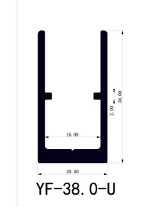 Weather-Resistant YF-38.0mm-U Polyamide Strips for Building Systems