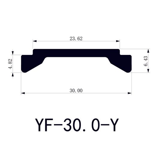 Long-Lasting 30.0mm Y Polyamide Insulation Strips for Aluminum Framework