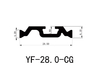 28mm PA66GF25 Polyamide Insulating Profiles