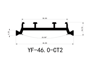 46mm Shape CT Polyamide Thermal Insulation Strips