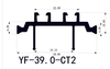 Advanced 39.0mm CT2 Thermal Break Profiles for Aluminum Windows