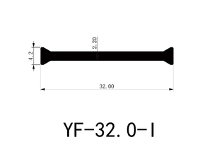 32mm Shape I Polyamide Thermal Break Strips